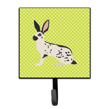 Carolines Treasures English Spot Rabbit Green Leash or Key Holder BB7787SH4